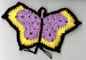 Crochet Butterfly Potholder