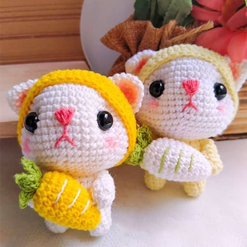 Crochet Kawaii Cat Amigurumi