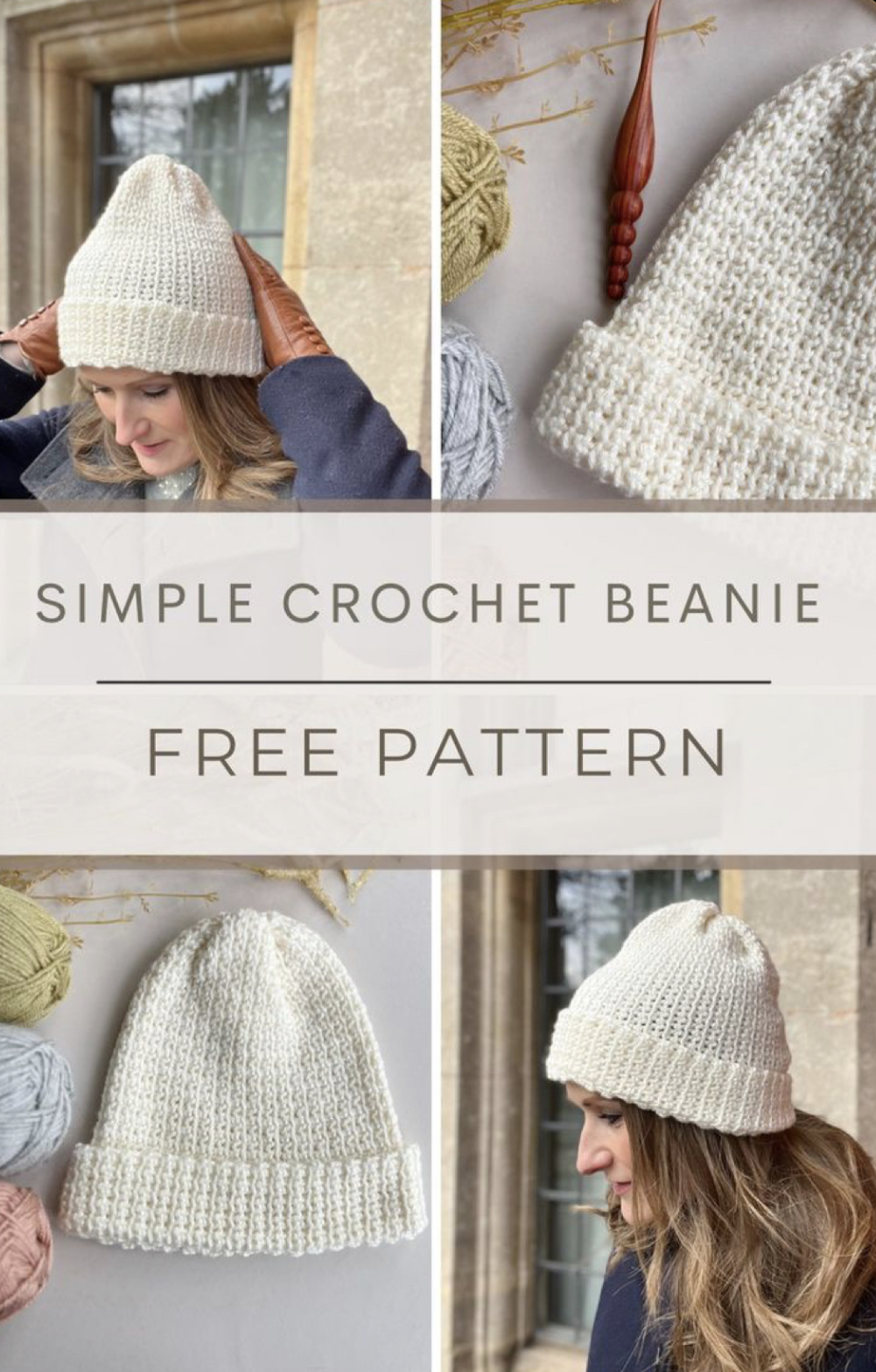 Free Crochet Beanie Pattern in all Sizes FREE CROCHET PATTERN