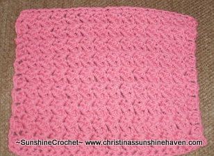 Crochet Cascade Dishcloth/Washcloth