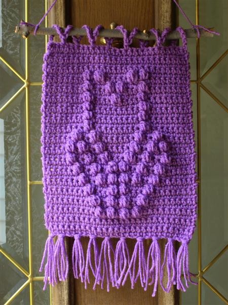 Crochet Tulip Wall Hanging/Dishcloth