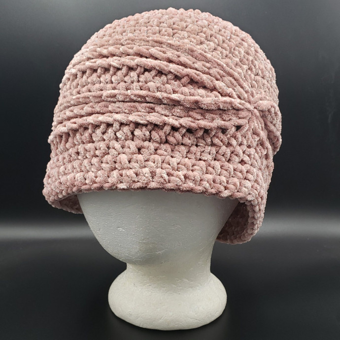 Crochet Velvet Charleston Hat