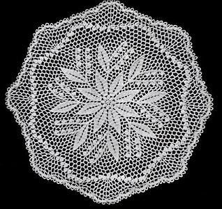 Crochet Lily of the Valley Doily