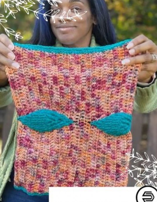 Crochet Leafing Summer Cowl (Free Pattern)