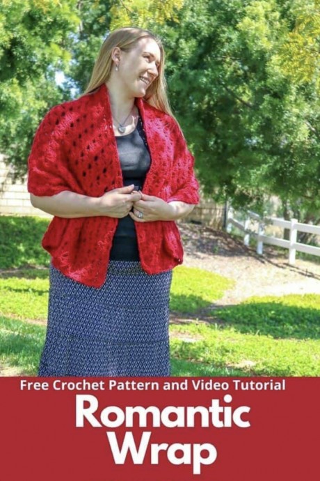 Romantic Crochet Wrap