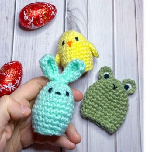 Crochet Creme Egg Cover