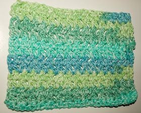 Crochet Flying Birds Stitch Washcloth