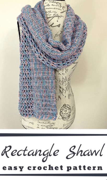 Free Rectangle Shawl Crochet Pattern – FREE CROCHET PATTERN — Craftorator
