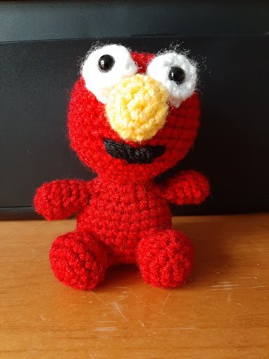 Crochet Red Monster Amigurumi