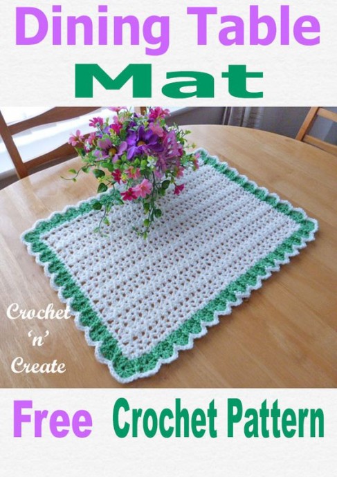 Crochet Dining Table Mat