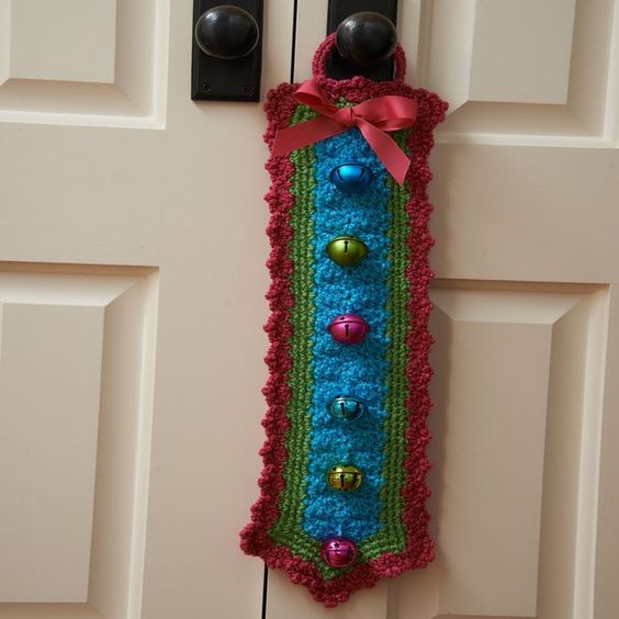 Crochet Jingle Bells Door Hanger