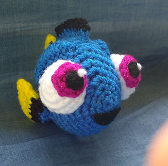 Crochet Baby Dory Fish