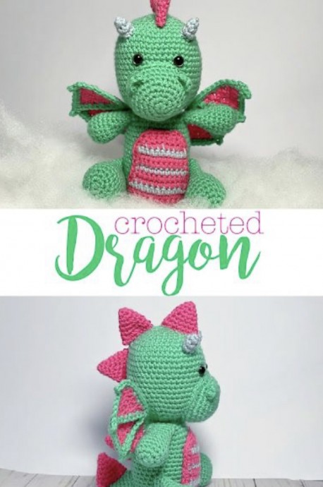 Crochet Adorable Dragon (Free Pattern)