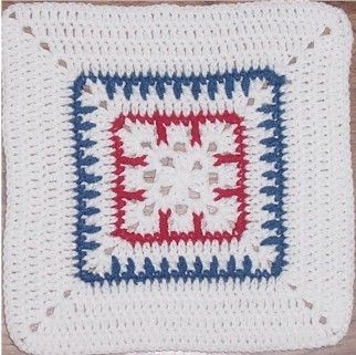 Crochet World Trade Center Memorial Granny Square