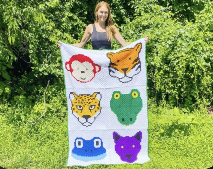 Jungle Animals Blanket