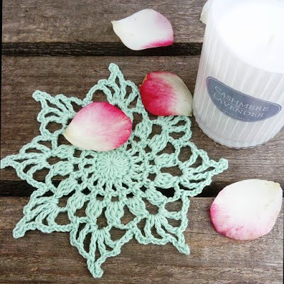 Crochet Minty Doily/Motif