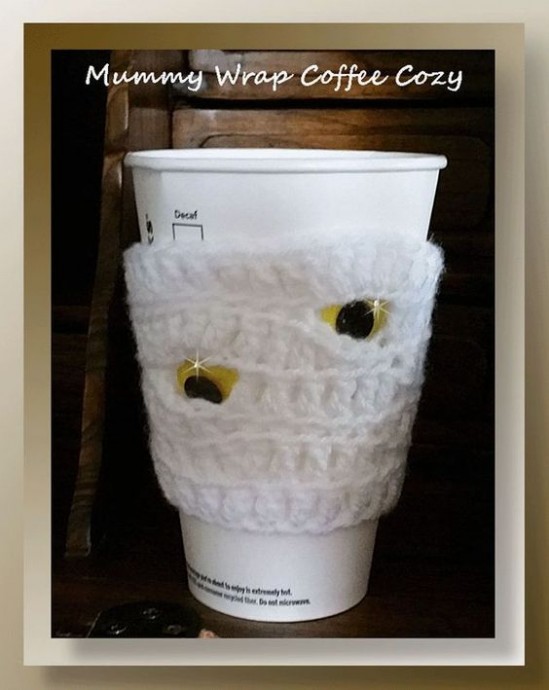 Crochet Wrap Coffee Cozy