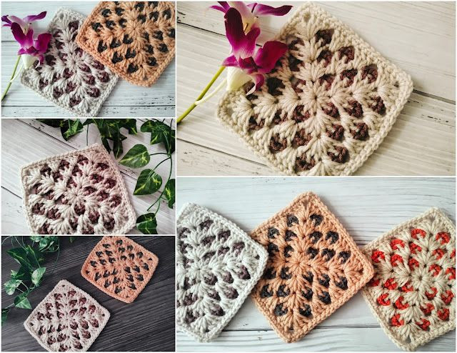 Crochet Square Coaster