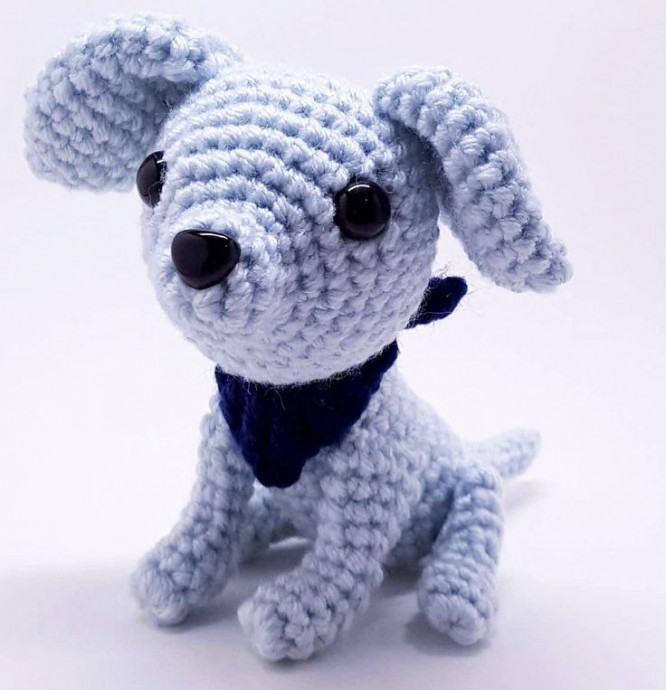 Crochet Brie the Dog