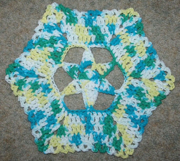 Crochet Star Centered Doily
