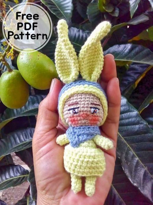 Crochet Mini Bunny Doll Amigurumi