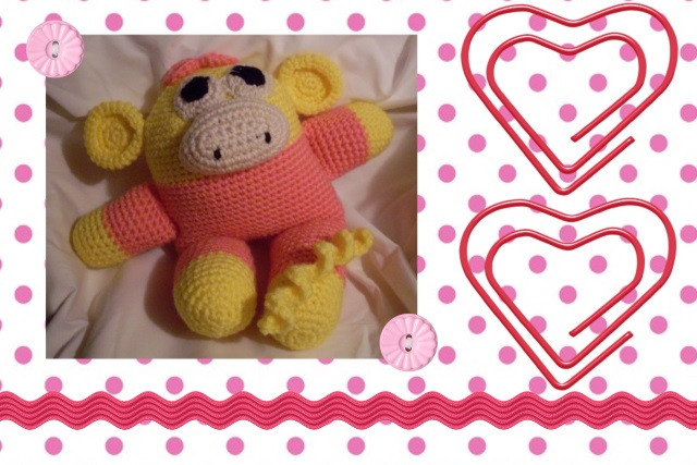 Crochet Lychee the Smoochies Monkey