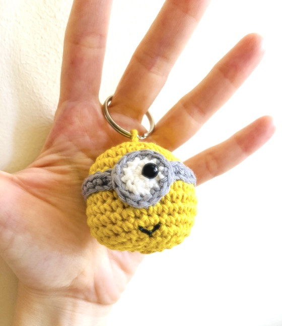 Crochet Minion Head Amigurumi