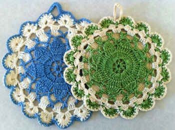 Crochet Lace Vintage Potholder