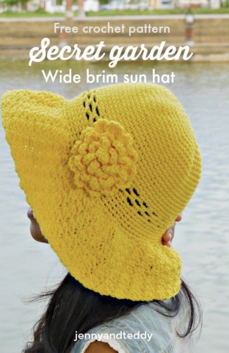 Floppy Sun Hat Free Crochet Pattern