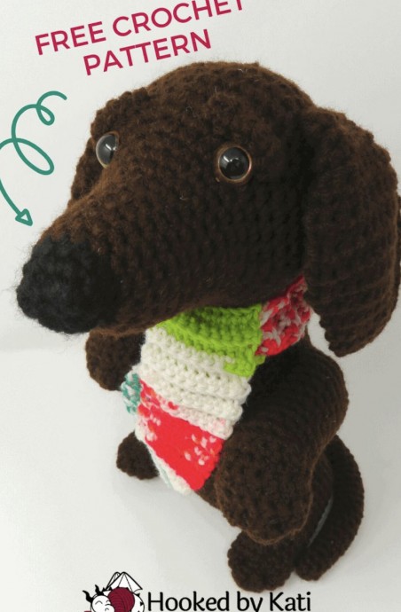 Schnitzel the Dachshund - Free Crochet Pattern