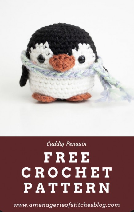 Free Adorable Cuddly Penguin Crochet Pattern