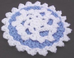 Crochet Snowflake Coaster