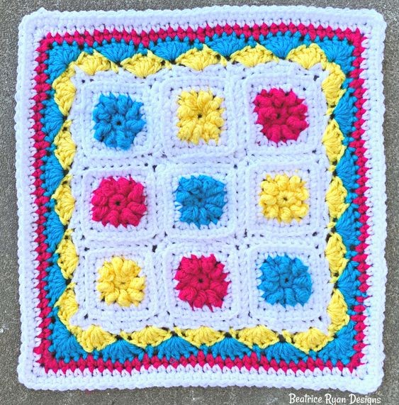 Crochet Summer Circus Square