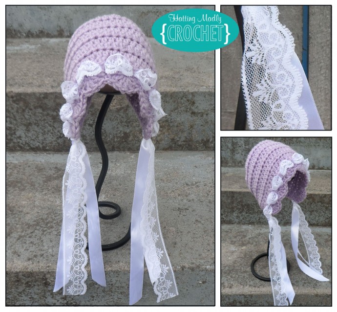 Crochet Vintage-Inspired Bonnet