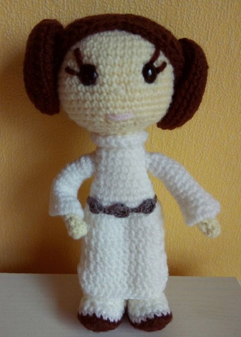 Crochet Princess Leia Doll