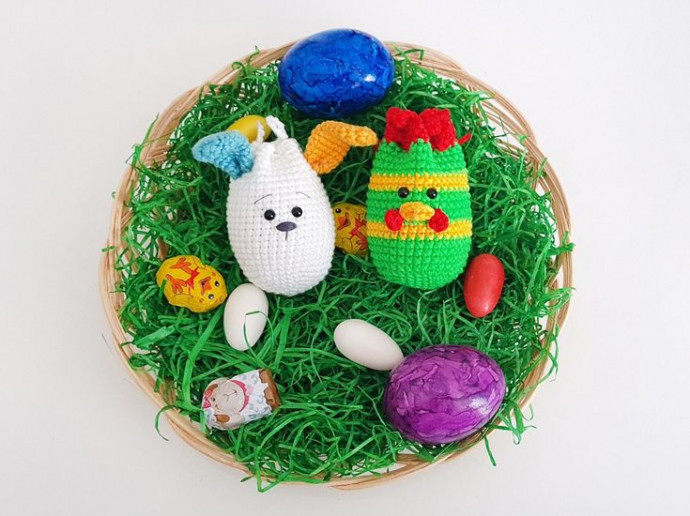 Crochet Easter Egg Bags