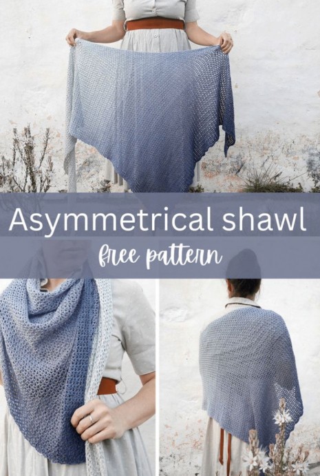 Crochet Summer Milos Shawl (Free Pattern)