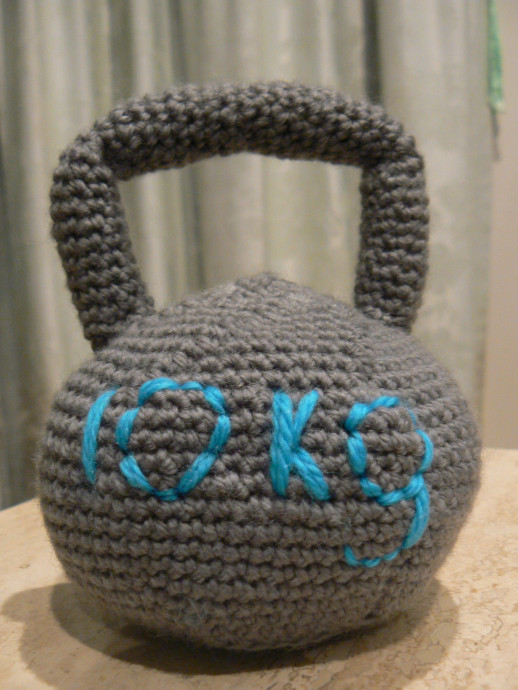 Crochet Kettlebell Rattle