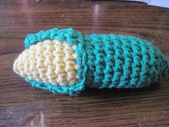 Crochet Corn on the Cob Amigurumi