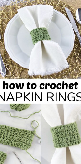 Crochet Napkin Rings (Free Pattern)