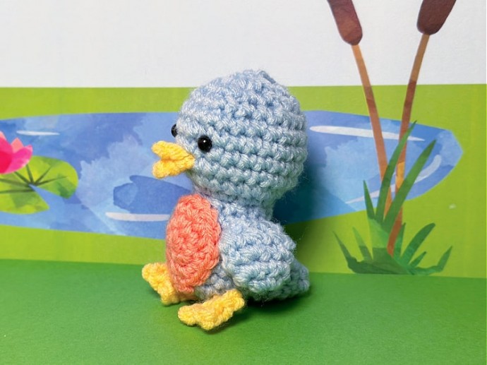 Crochet Bitty Bluebird Mini Amigurumi