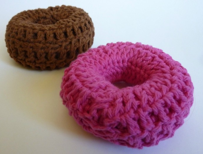 Crochet Pink Bun Shaper