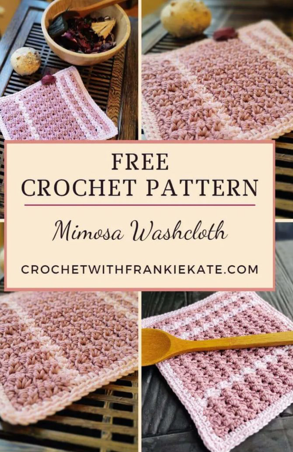 Crochet Beautiful Washcloth (Free Pattern) – FREE CROCHET PATTERN ...