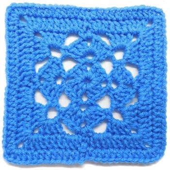 Crochet Diamond Center Granny Square