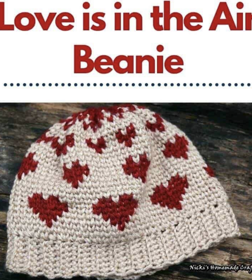 Crochet Heart Beanie FREE CROCHET PATTERN — Craftorator