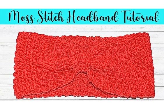 Crochet Stylish Moss Stitch Headband