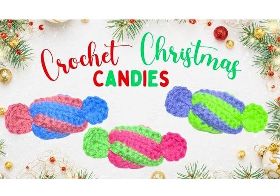 Crochet Candy Ornament