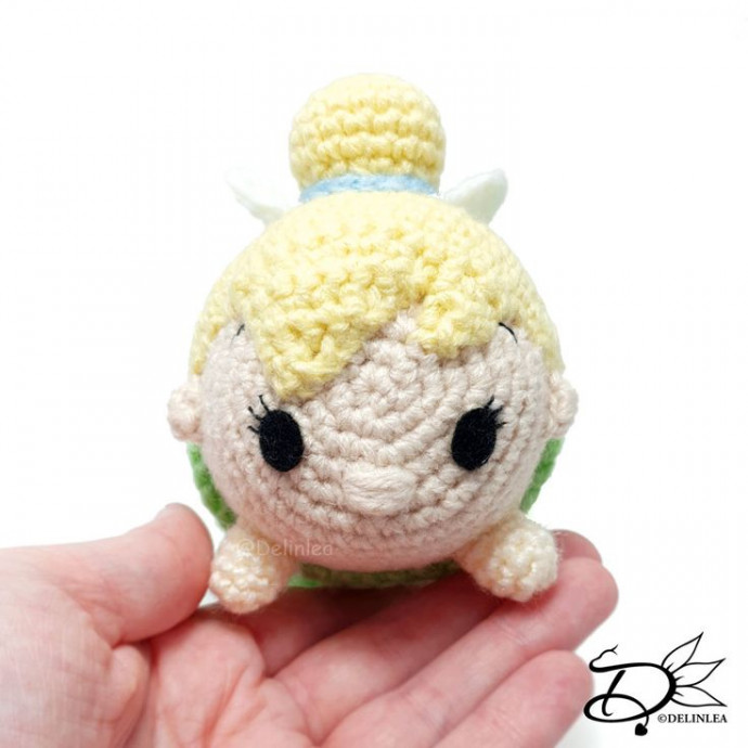 Crochet Tinkerbell Tsum Tsum Amigurumi Toy