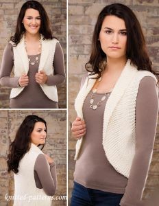 Crochet Short Row Slip Stitch Vest