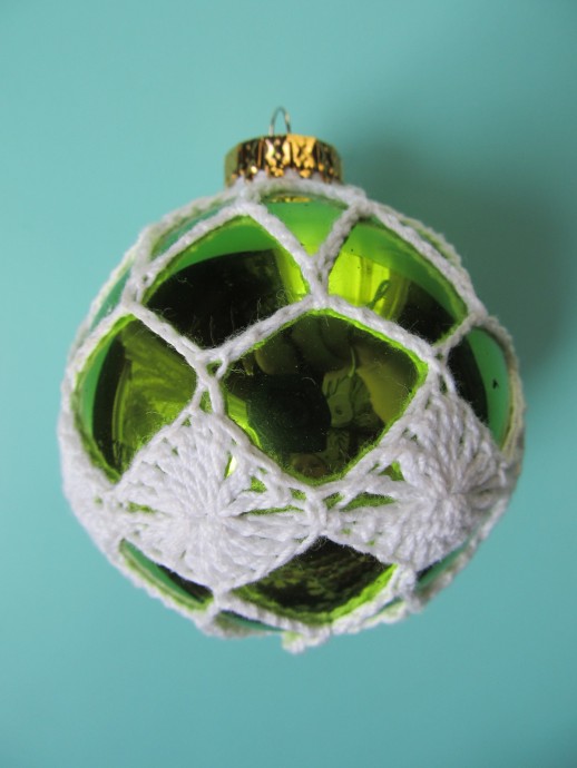 Crochet Christmas Ornament Cover